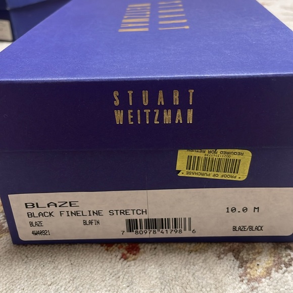 Stuart Weitzman Blaze black stretch clog - Picture 9 of 9